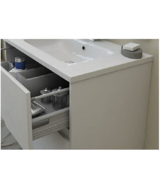 Mobile Lavabo Sospeso e Specchio "Manila"