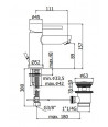 STICK - MISCELATORE LAVABO - PAFFONI