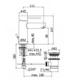 STICK - MISCELATORE LAVABO ENERGY & WATER SAVING - PAFFONI