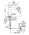 EFFE - MISCELATORE BIDET - PAFFONI