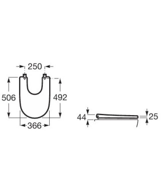 Vaso Rimless a Pavimento "Ona" ROCA