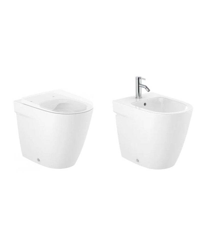 Vaso+Bidet a Pavimento "Ona" ROCA