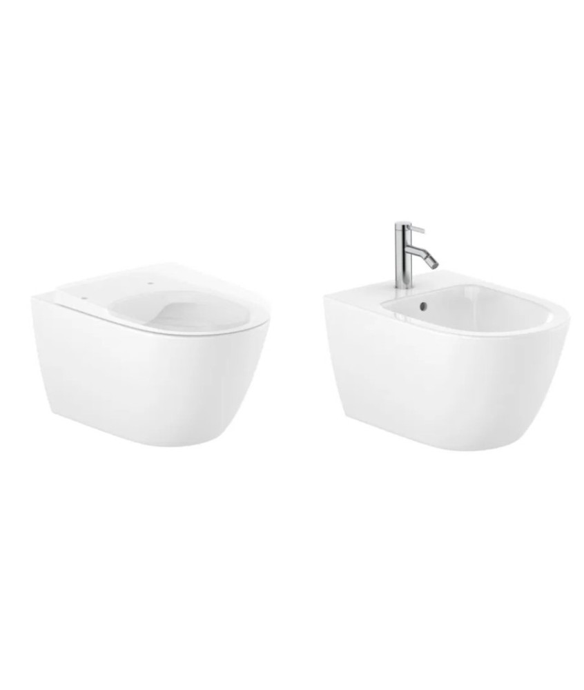 Vaso a VORTICE+Bidet Sospesi "Ona" ROCA