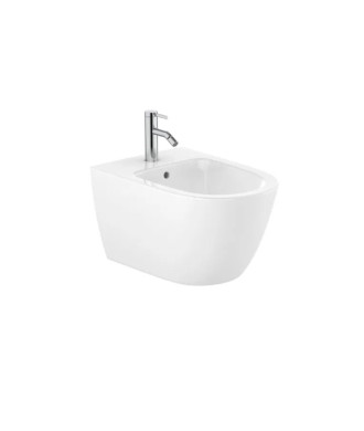 Coppia Vaso Rimless a Vortice e Bidet Sospesi "Ona" ROCA