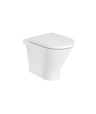 Coppia Vaso Rimless e Bidet a Pavimento "The Gap" ROCA
