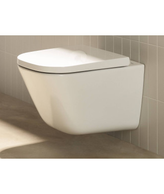 Coppia Vaso Rimless e Bidet Sospesi "The Gap" ROCA