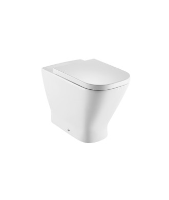 Coppia Vaso Rimless e Bidet a Pavimento "The Gap" ROCA