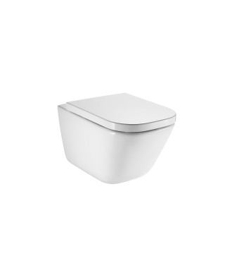 Coppia Vaso Rimless e Bidet Sospesi "The Gap" ROCA