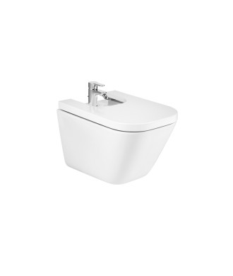 Coppia Vaso Rimless e Bidet Sospesi "The Gap" ROCA