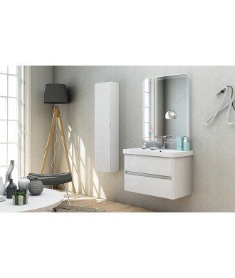 Mobile Lavabo Sospeso e Specchio "Siro"