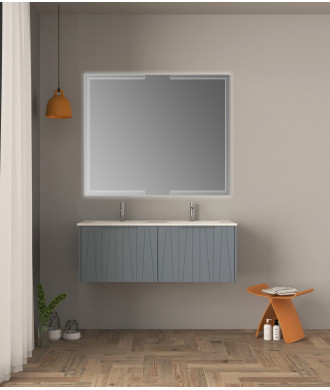 Mobile Lavabo Sospeso e Specchio "Zenit"