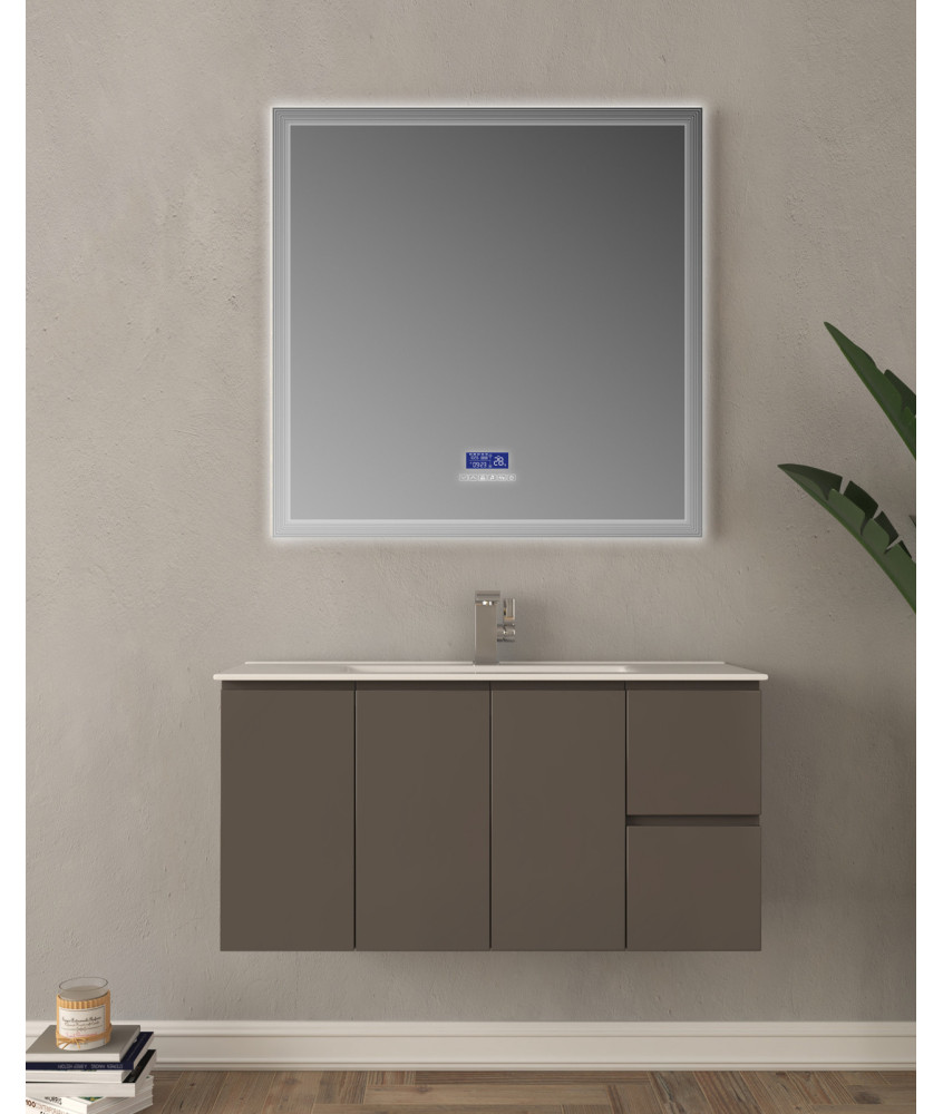 Mobile Lavabo Sospeso e Specchio "Gemma"
