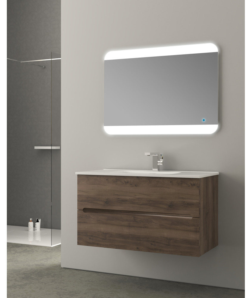 Mobile Lavabo Sospeso e Specchio "Elsa"