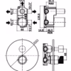 PAFFONI - MISCELATORE INCASSO DOCCIA 3 USCITE + 3 - JO