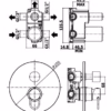 JOKER - MISCELATORE INCASSO DOCCIA 3 USCITE + 3 - PAFFONI