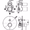 STICK - MISCELATORE INCASSO DOCCIA 2 USCITE - PAFFONI STICK - MISCELATORE INCASSO DOCCIA 2 USCITE - PAFFONI