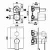 TANGO - MISCELATORE INCASSO DOCCIA 2 USCITE + 1 - PAFFONI TANGO - MISCELATORE INCASSO DOCCIA 2 USCITE + 1 - PAFFONI