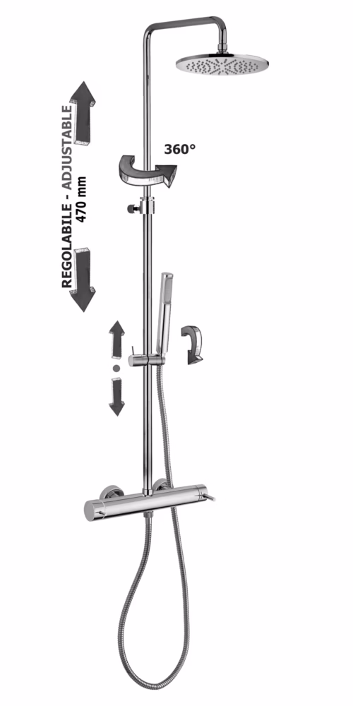 NEW MINI MASTER - COLONNA DOCCIA CON MISCELATORE
