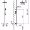 NEW MINI MASTER - COLONNA DOCCIA CON MISCELATORE