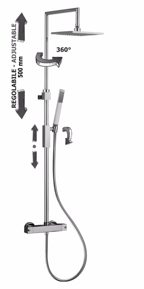 SYNCRO TOP - COLONNA DOCCIA CON MISCELATORE