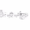 dimensioni vaso rimless sospeso roca inspira round