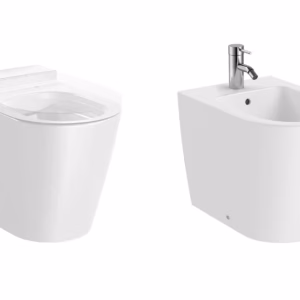 coppia sanitari a pavimento filomuro roca inspira round