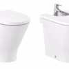 coppia sanitari a pavimento filomuro roca the gap round comfort