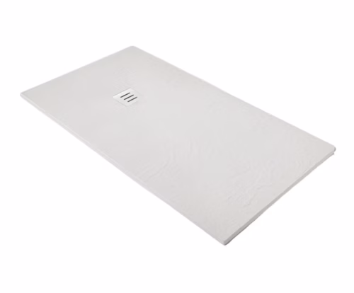 piatto doccia marmoresina Sofia slim effetto pietra bianco