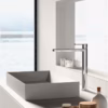 miscelatore lavabo a canna prolungata paffoni modello CA081HCR cromo lucido