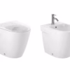 sanitari-pavimento-ona-roca sanitari rotondi a pavimento roca ona senza coprivaso e copribidet